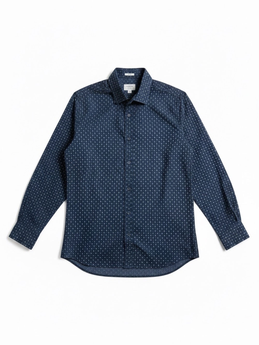 Julian & mark Stylish Navy Blue Button Down Shirt